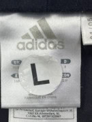 ADIDAS TRACK PANTS SPORTSWEAR NAVY UNISEX PRE OWNED L