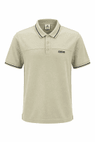 90s ADIDAS POLO SHIRT MINIMAL BEIGE MEN PRE OWNED L