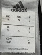 ADIDAS ΣΟΡΤΣ SPORTSWEAR ΜΑΥΡΟ ΑΝΤΡΙΚΟ PRE OWNED S