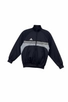 Adidas Track Jacket Μαύρο με Ρίγες Zip-Up Unisex M