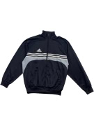 Adidas Track Jacket Μαύρο με Ρίγες Zip-Up Unisex M