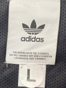 ADIDAS TRACK JACKET SPORTSWEAR ΜΑΥΡΟ ΛΕΥΚΟ ΑΝΤΡΙΚΟ PRE OWNED L