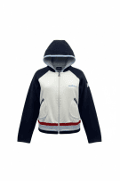 ADIDAS Ζακέτα Hoodie Vintage Με Λογότυπο Μπλε Λευκό Ανδρική S
