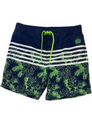 ADMIRAL BERMUDA SWIM SHORTS GRAPHIC NAVY GREEN ΑΝΤΡΙΚΟ PRE OWNED XL