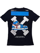 ADON T-SHIRT SNEAKER GRAPHIC PRINT ΜΑΥΡΟ UNISEX M
