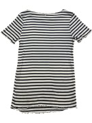 Aeropostale T-Shirt casual a righe bianco-blu da donna M