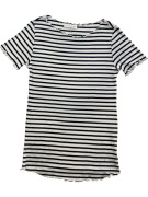 Aeropostale T-Shirt casual a righe bianco-blu da donna M
