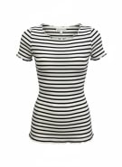 Aeropostale T-Shirt casual a righe bianco-blu da donna M