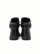 BUSCEMI 100MM HIGH TOP ΔΕΡΜΑΤΙΝΑ SNEAKERS ΜΑΥΡΑ ΓΥΝΑΙΚΕΙΑ PRE OWNED EU 37