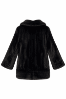 80s VINTAGE ΠΑΛΤΟ FUR ΜΑΥΡΟ ΓΥΝΑΙΚΕΙΟ PRE OWNED M/L