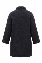 '90S VINTAGE  CAPPOTTO NERO DONNA PRE OWNED L