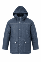 90s LOTTO  JACKET UTILITY NAVY MENS PRE OWNED XL