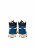 NIKE AIR JORDAN 1 HIGH TRAVIS SCOTT FRAGMENT SNEAKERS WHITE BLUE BLACK MENS PRE OWNED EU 42.5