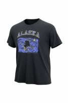 ALASKA STATE T-SHIRT BIG LOGO ΜΑΥΡΟ UNISEX XL