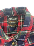 ALCOTT Καρό Πουκάμισο Casual Κόκκινο-Μπλε Γυναικείο S