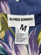 ALFRED DUNNER CAMICIA FLORAL BLU UOMO PRE OWNED M