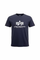 ALPHA INDUSTRIES T-SHIRT VINTAGE LOGO ΜΠΛΕ ΣΚΟΥΡΟ ΑΝΔΡΙΚΟ L