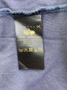 ALPHA INDUSTRIES T-SHIRT VINTAGE LOGO ΜΠΛΕ ΣΚΟΥΡΟ ΑΝΔΡΙΚΟ L