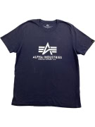 ALPHA INDUSTRIES T-SHIRT VINTAGE LOGO ΜΠΛΕ ΣΚΟΥΡΟ ΑΝΔΡΙΚΟ L