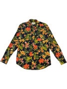 AMERICAN EAGLE ΟΥΠΕΡΤΕΡΣ ΠΟΥΚΑΜΙΣΟ FLORAL ΜΑΥΡΟ ΑΝΔΡΙΚΟ PRE OWNED M