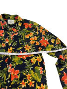 AMERICAN EAGLE ΟΥΠΕΡΤΕΡΣ ΠΟΥΚΑΜΙΣΟ FLORAL ΜΑΥΡΟ ΑΝΔΡΙΚΟ PRE OWNED M