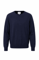 AMERICAN EAGLE SWEATER MINIMAL BLUE MEN PRE OWNED L