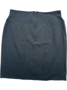 ARMANI COLLEZIONI Gonna a tubino vintage con logo nera da donna 43