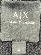 ARMANI EXCHANGE CREWNECK ΦΟΥΤΕΡ MINIMAL ΜΑΥΡΟ ΑΝΤΡΙΚΟ PRE OWNED S