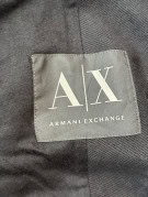 ARMANI EXCHANGE BLAZER MINIMAL BLACK MENS PRE OWNED L