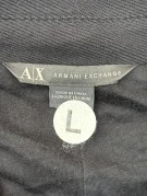 ARMANI EXCHANGE BLAZER MINIMAL BLACK MENS PRE OWNED L