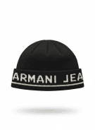 ARMANI JEANS BEANIE ΓΚΡΙ ΜΑΥΡΟ UNISEX PRE OWNED
