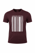 ARMANI JEANS GRAPHIC TEE ΜΠΟΡΝΤΟ ΑΝΤΡΙΚΟ PRE OWNED L