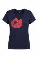 ARMANI JEANS GRAPHIC TEE NAVY ΓΥΝΑΙΚΕΙΟ PRE OWNED M