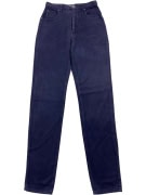 ARMANI JEANS PANTS VINTAGE METAL LOGO BLUE WOMEN XS
