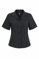 ARMANI JEANS SHIRT MINIMAL BLACK WOMEN PRE OWNED S