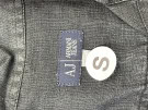 ARMANI JEANS SHIRT MINIMAL BLACK WOMEN PRE OWNED S