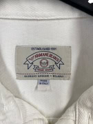 ARMANI JEANS CAMICIA VINTAGE CON LOGO BIANCA DA UOMO L