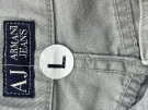 ARMANI JEANS ΤΖΙΝ ΠΑΝΤΕΛΟΝΙ MINIMAL ΓΚΡΙ ΑΝΤΡΙΚΟ PRE OWNED L