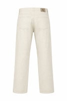 CALVIN KLEIN PANTALONI DENIM MINIMAL CREMA UNISEX PRE OWNED L