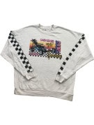 ASCOT AND HART ΦΟΥΤΕΡ CREWNECK RACING GRAPHIC ΑΝΟΙΧΤΟ ΓΚΡΙ UNISEX PRE OWNED S