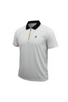 AUSTRALIAN BY L\'ALPINA Polo con logo vintage bianco da uomo XXL