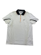 AUSTRALIAN BY L\'ALPINA Polo con logo vintage bianco da uomo XXL