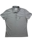 AUSTRALIAN POLO SHIRT VINTAGE WITH EMBROIDERED LOGO GREY WOMEN'S M