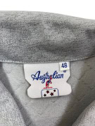 AUSTRALIAN POLO SHIRT VINTAGE WITH EMBROIDERED LOGO GREY WOMEN'S M