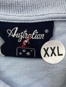AUSTRALIAN POLO ΜΠΛΟΥΖΑ ΚΛΑΣΙΚΗ ΓΑΛΑΖΙΑ ΑΝΤΡΙΚΟ PRE OWNED XXL