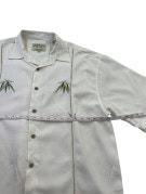 BAMBOO CAY SHIRT RESORTWEAR WHITE MEN PRE OWNED XL