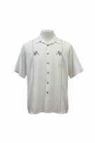 BAMBOO CAY SHIRT RESORTWEAR WHITE MEN PRE OWNED XL