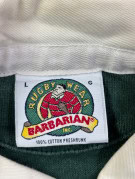 BARBARIAN MAGLIA RUGBY VINTAGE SPORTSWEAR VERDE UOMO PRE OWNED L