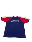 BASKETBALL BONES GRAPHIC TEE ATHLETIC NAVY UNISEX PRE OWNED