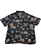 BATTCK BAY ΠΟΥΚΑΜΙΣΟ HAWAIIAN ΠΑΛΜΕΣ ΜΑΥΡΟ ΑΝΤΡΙΚΟ PRE OWNED L